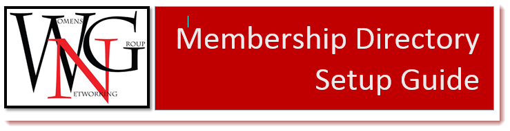 Membership Directory Setup Guide